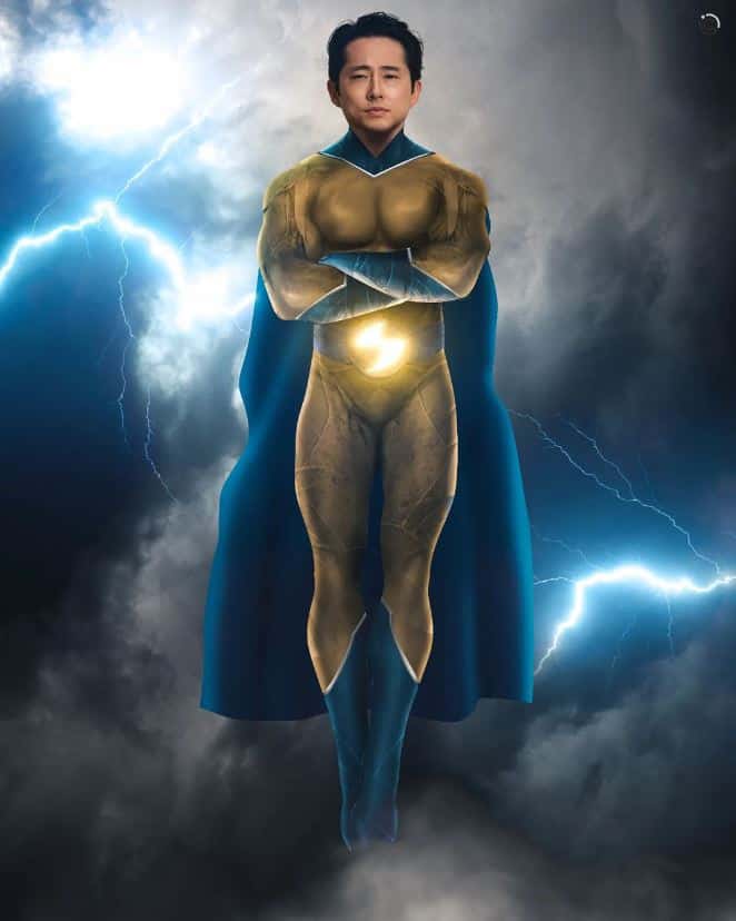 Yeun rose to prominence as one of the stars in The Walking Dead.