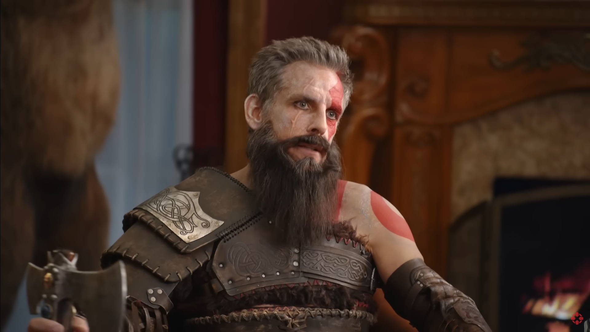 Ben Stiller is Kratos in God of War: Ragnarok ad