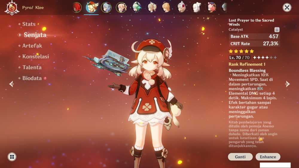 Top Builds For Klee In Genshin Impact