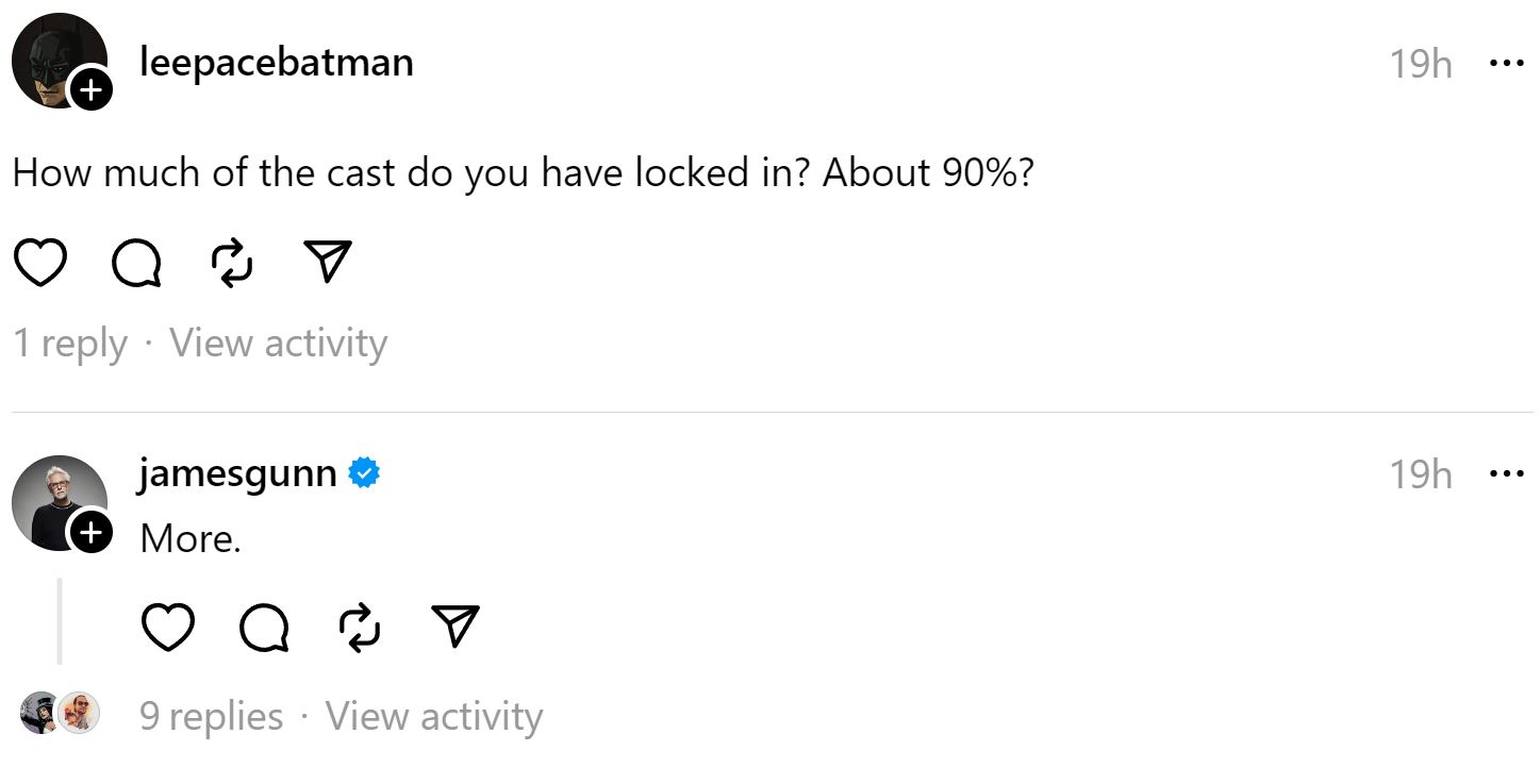 The director also reveals that casting for the movie is almost complete.