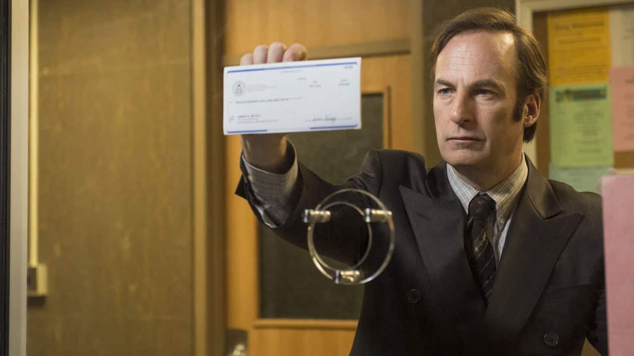 The next Better Call Saul episode is titled "Breaking Bad"