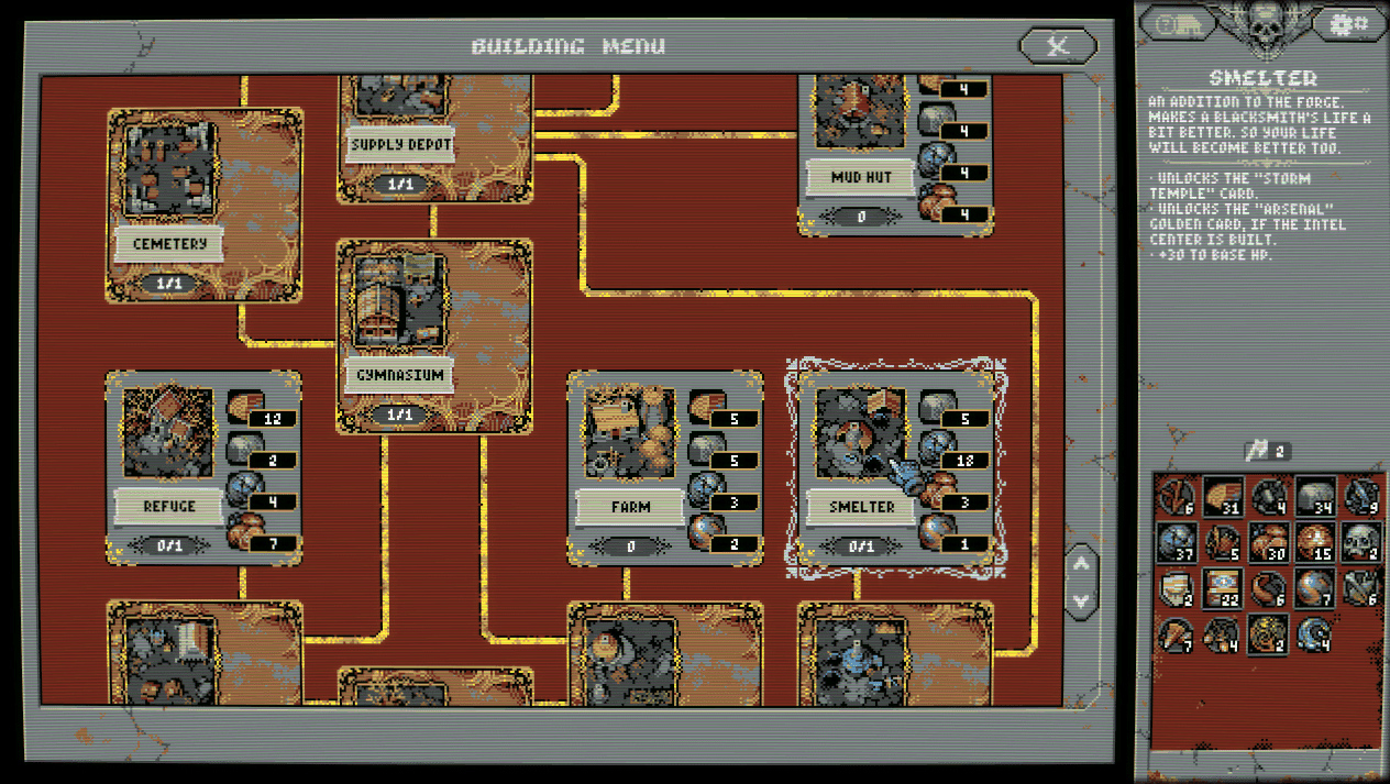 Camp Buildings Guide In Loop Hero