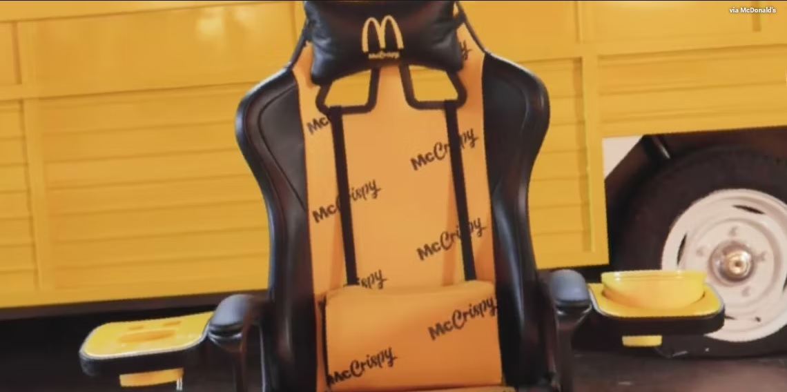 Mcdonalds Gaming Chair Fries Holder Burger Warmer