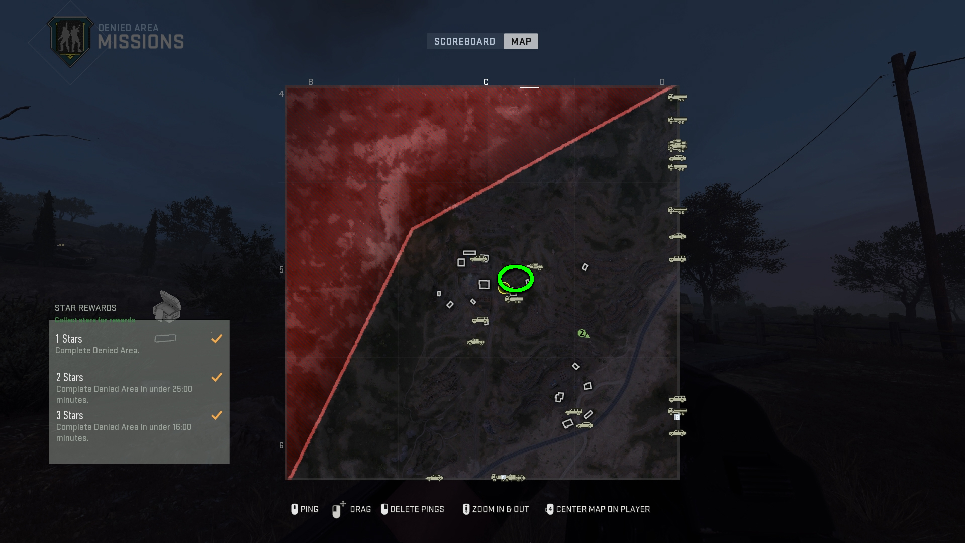 Intel Map Denied Area