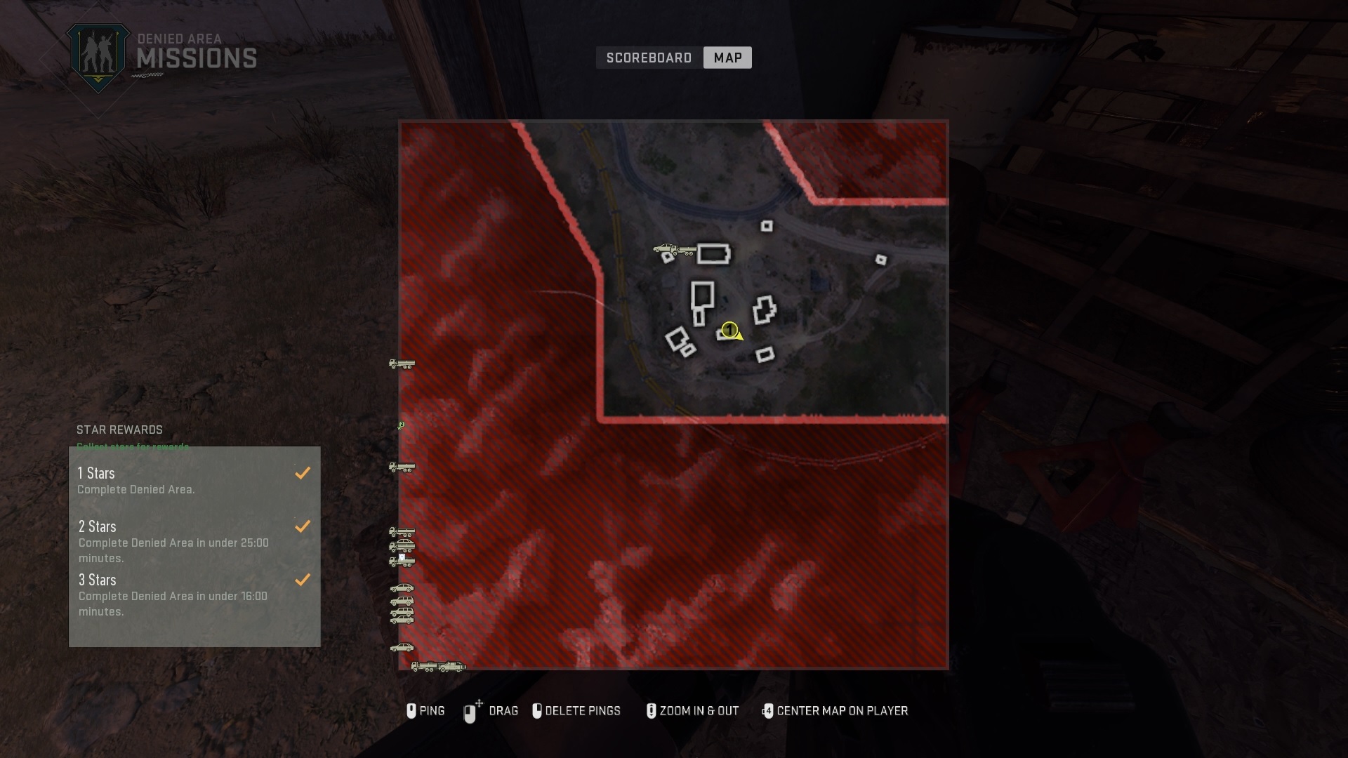 Intel Map Denied Area