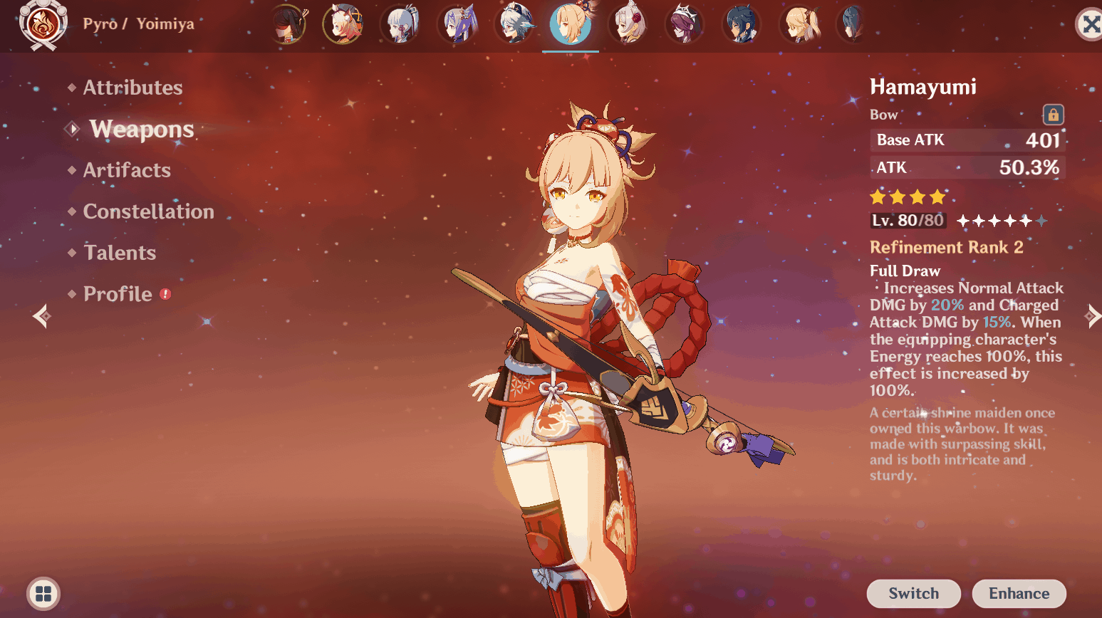 Top Builds For Yoimiya In Genshin Impact