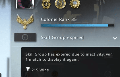 Counter-strike: Global Offensive Ranking System