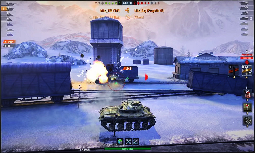 Use the terrain to your advantage. Obstructions can mess with the aim of your opponents and can block enemy fire in WoT Blitz.