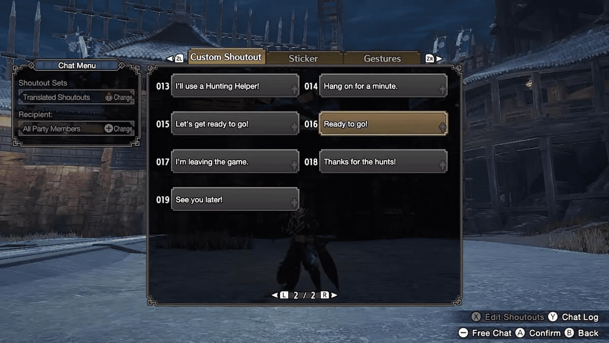 How To Create Custom Shoutouts In Monster Hunter Rise