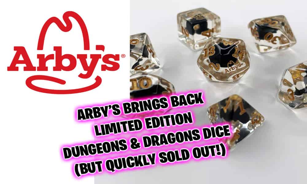 Arby’s brings back Dungeons & Dragons dice which quickly sells out