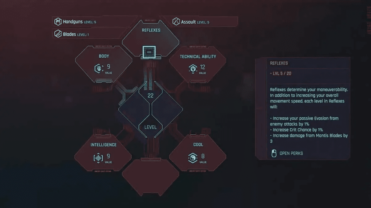 Cyberpunk 2077 Attributes, Skills, And Perks Guide