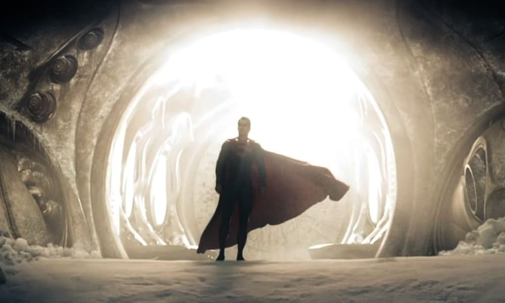 Dceu Man Of Steel Bts Henry Cavill Superman Suit Fortress