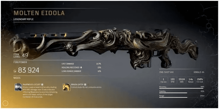 Outriders - Legendary Sniper Rifles Guide