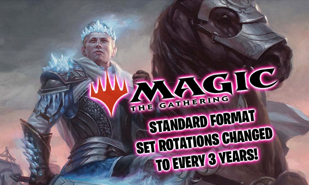 Magic: The Gathering Standard format set rotation changed to 3 years