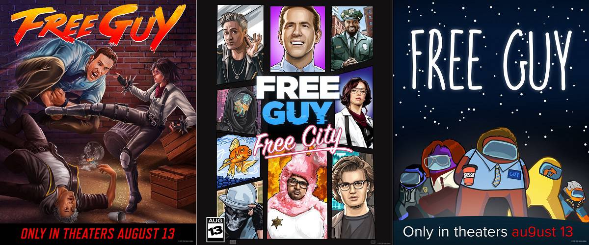 Free Guy Gaming Parody Posters Go Viral