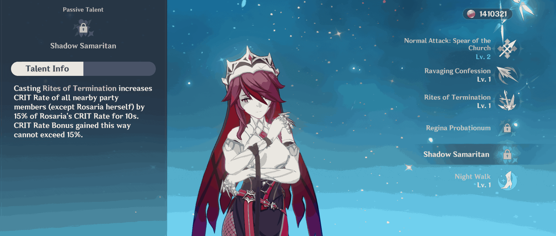 The Best Builds For Rosaria In Genshin Impact