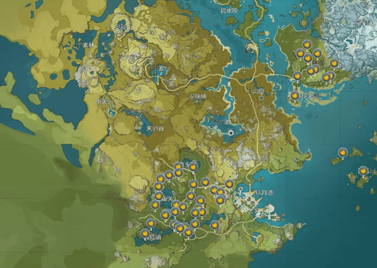 Genshin Impact Berries Farm Location