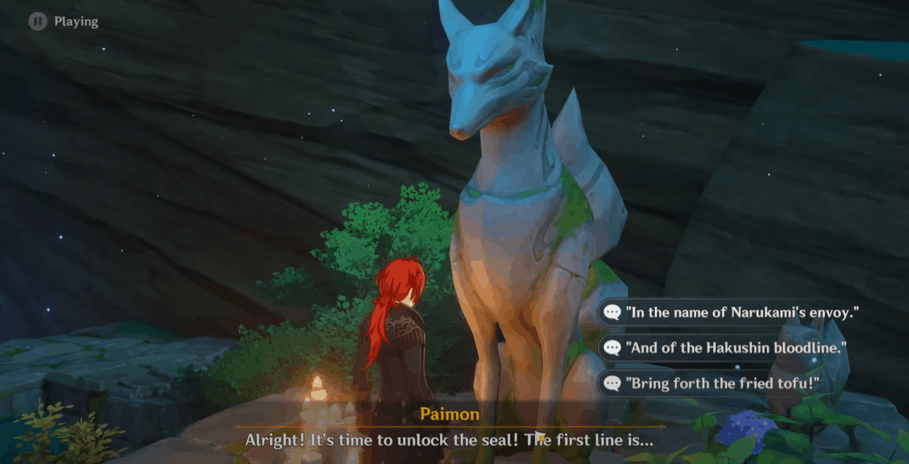 Genshin Impact - Sacred Sakura Cleansing Ritual Complete Walkthrough