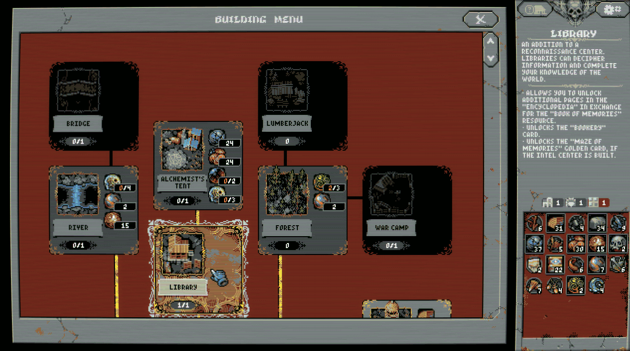 Camp Buildings Guide In Loop Hero