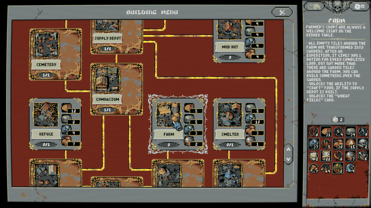 Camp Buildings Guide In Loop Hero