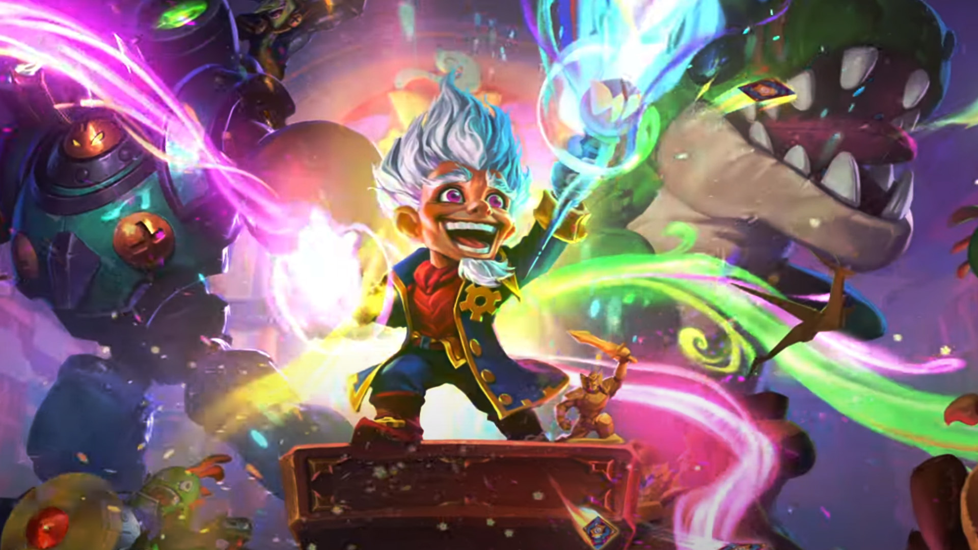 Whizbang himself will be offering to play in locations throughout World of Warcraft. WoW players can win the Compass Rose Mount, the Sarge Pet, the Hearthstone Game Table Toy, and more.