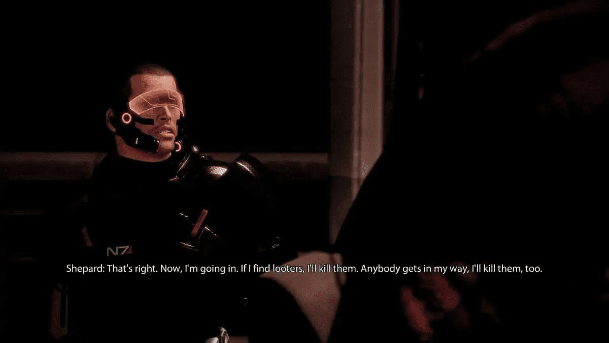 Why You Should Play Mass Effect As Renegade