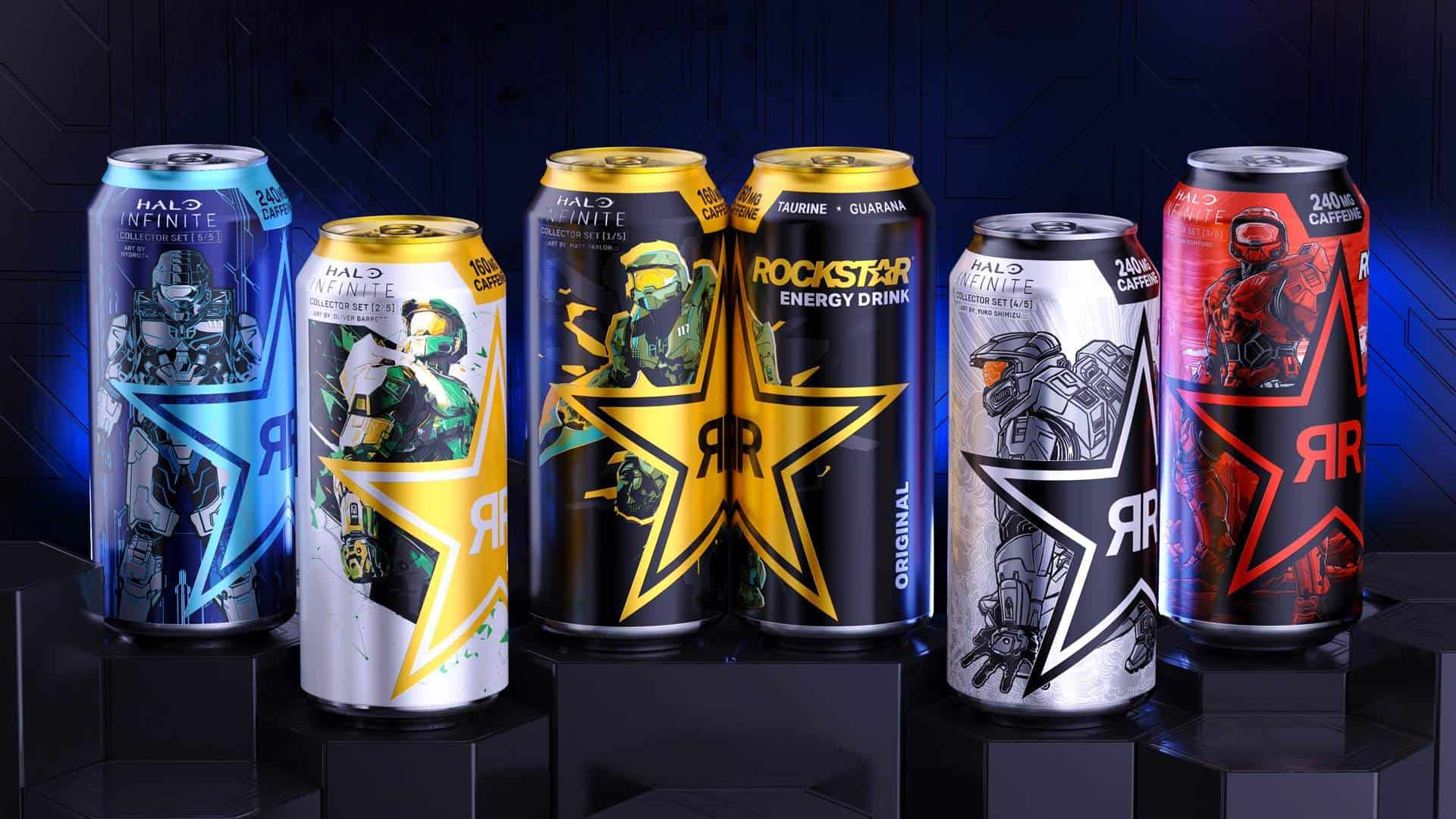 Rockstar Energy Releases Halo Infinite-themed Drinks As Part Of Collaboration