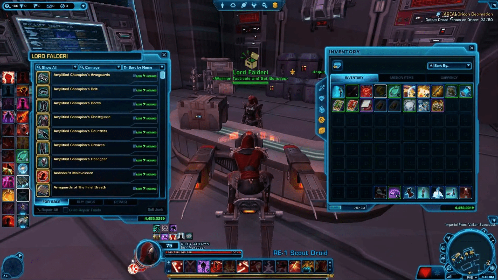 Star Wars: The Old Republic Item Rating 306 Guide