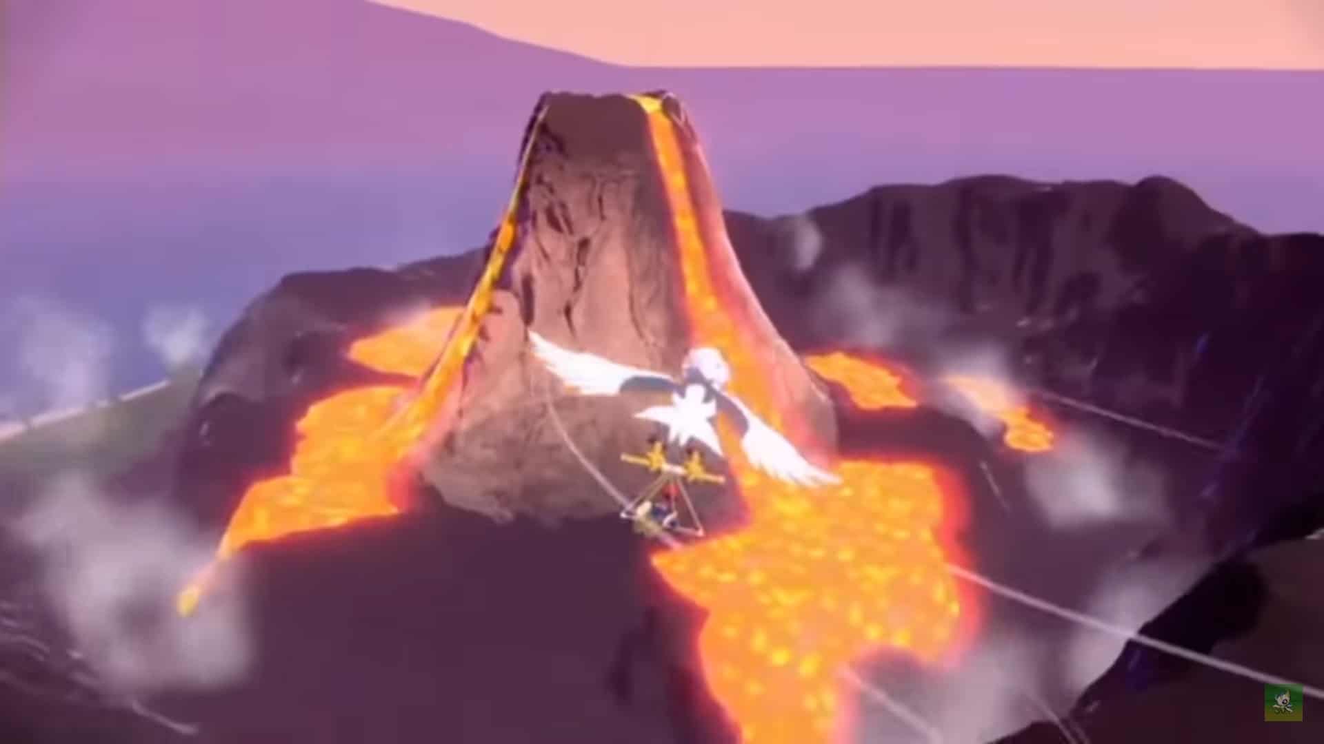 The latest Pokemon Legends: Arceus commercial features a volcano