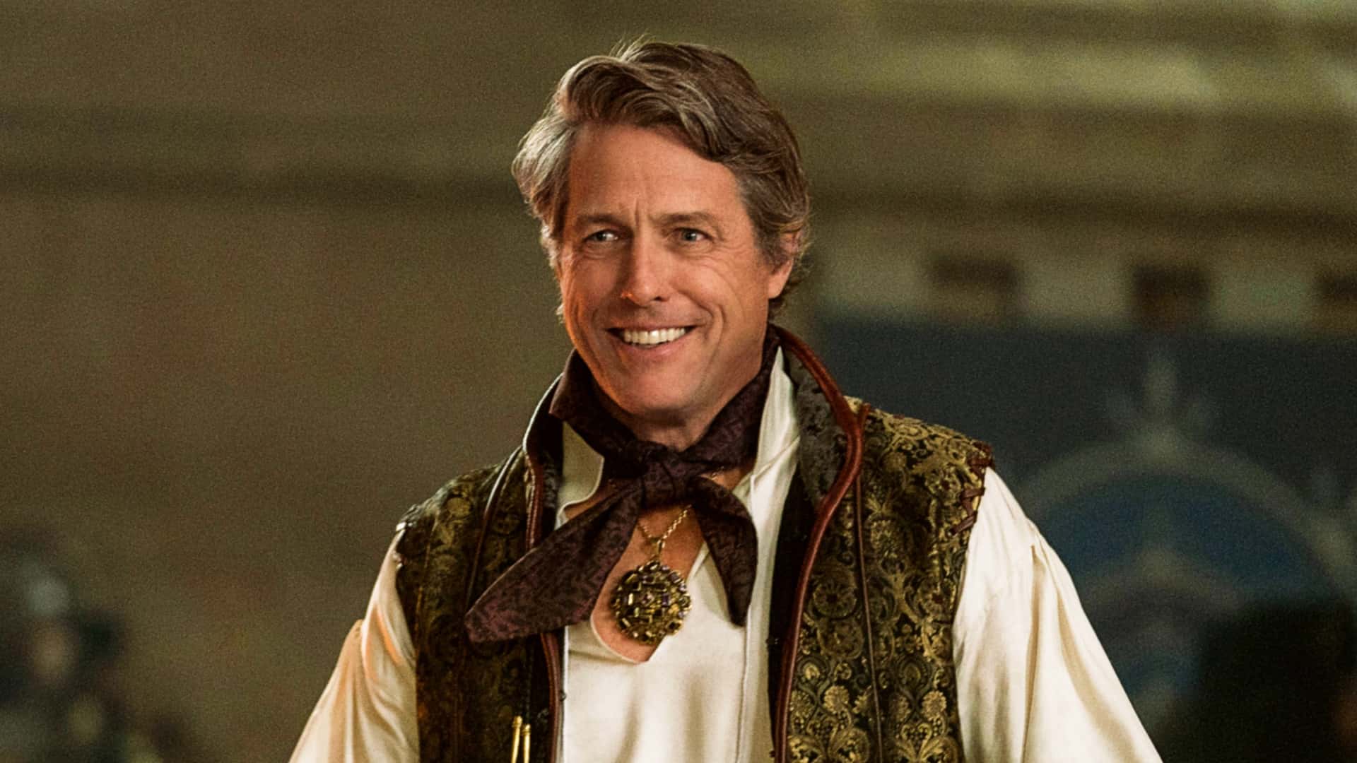 Hugh Grant stars as an Oompa Loompa in the Willy Wonka prequel