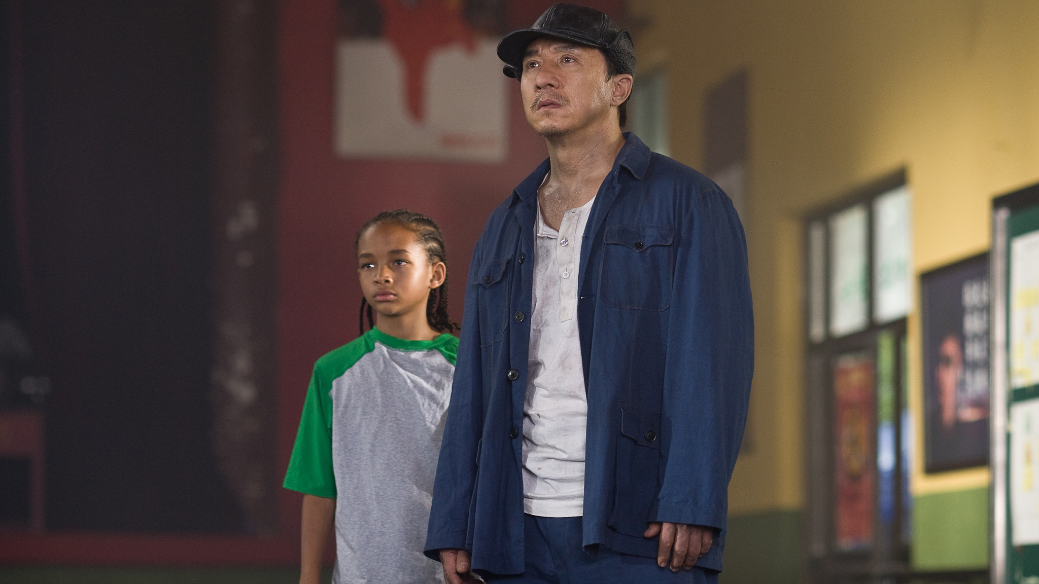 Jackie Chan portrayed Mr. Han, a Kung Fu master based on Mr. Miyagi.