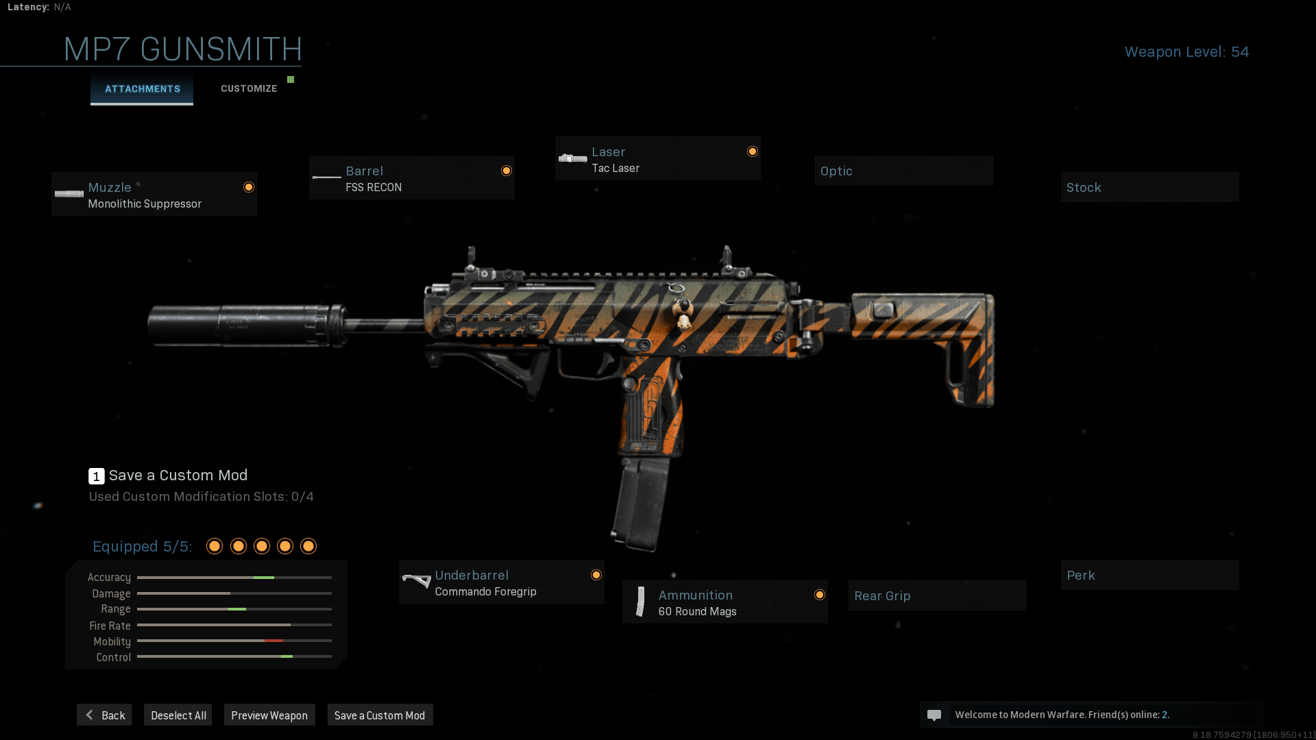 MP7 Build For Warzone