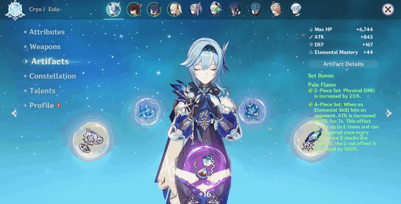 Top Builds For Eula In Genshin Impact