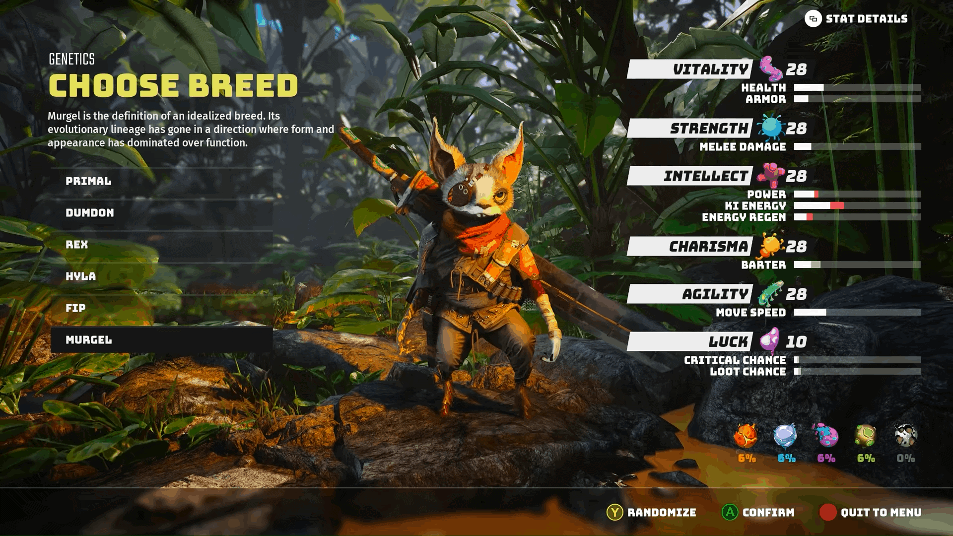 Breeds, Classes & Genetics Of Biomutant: How To Choose The Best Biomutant Class For Your Playstyle