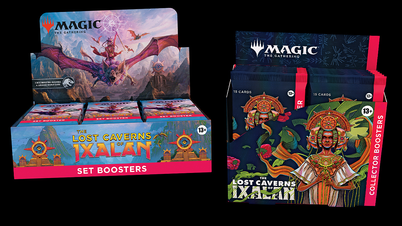Magic: The Gathering - The Lost Caverns of Ixalan will be released in the form of Set Boosters, Draft Boosters, and Collector Boosters. There will also be Bundles, Pre-release Packs, and Commander Decks.