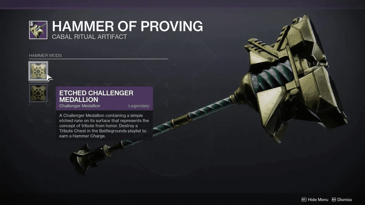 Destiny 2 Season Of The Chosen: Hammer Of Proving Guide
