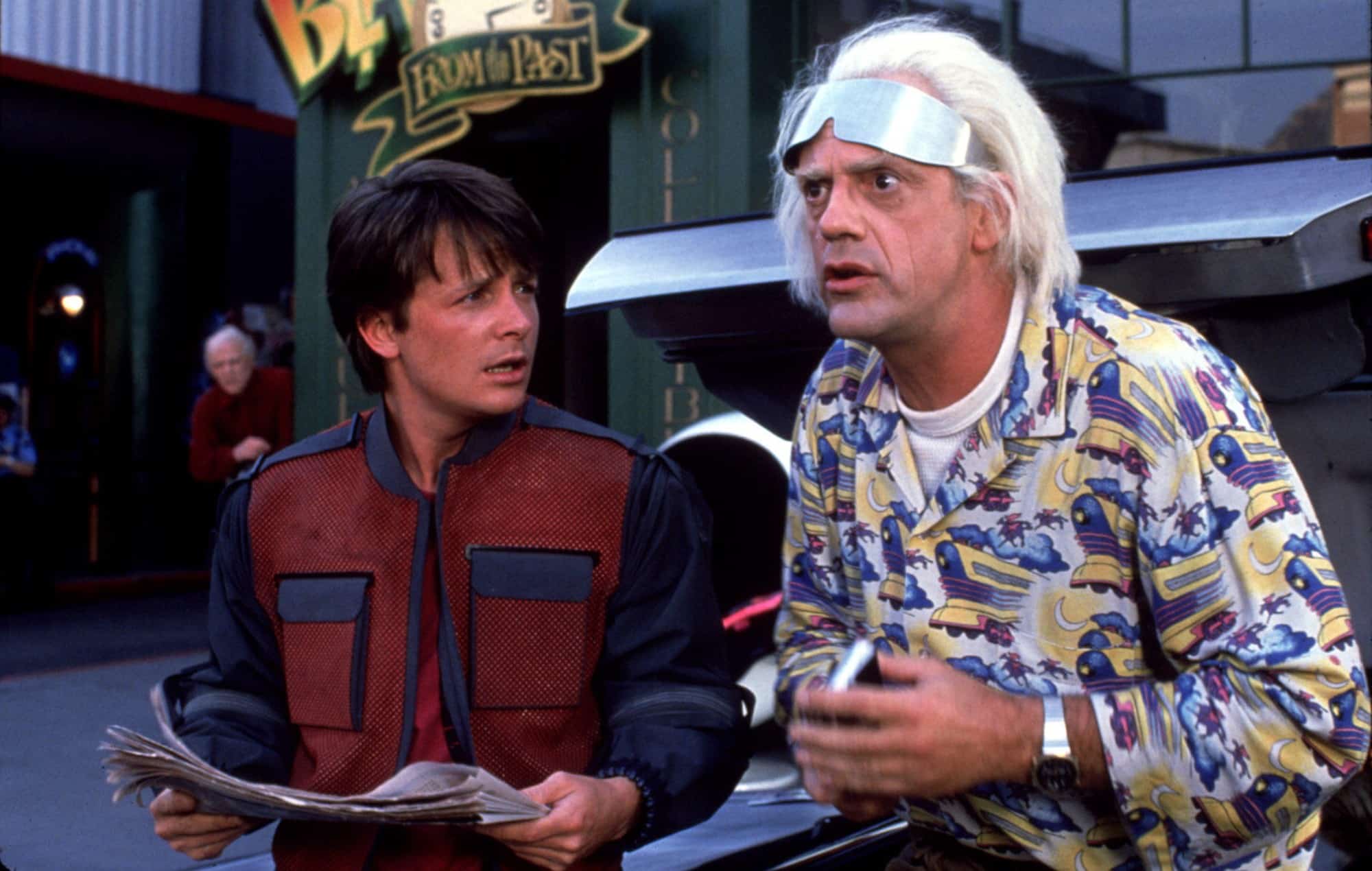 Christopher Lloyd and Michael J. Fox share an emotional reunion at the New York Comic Con
