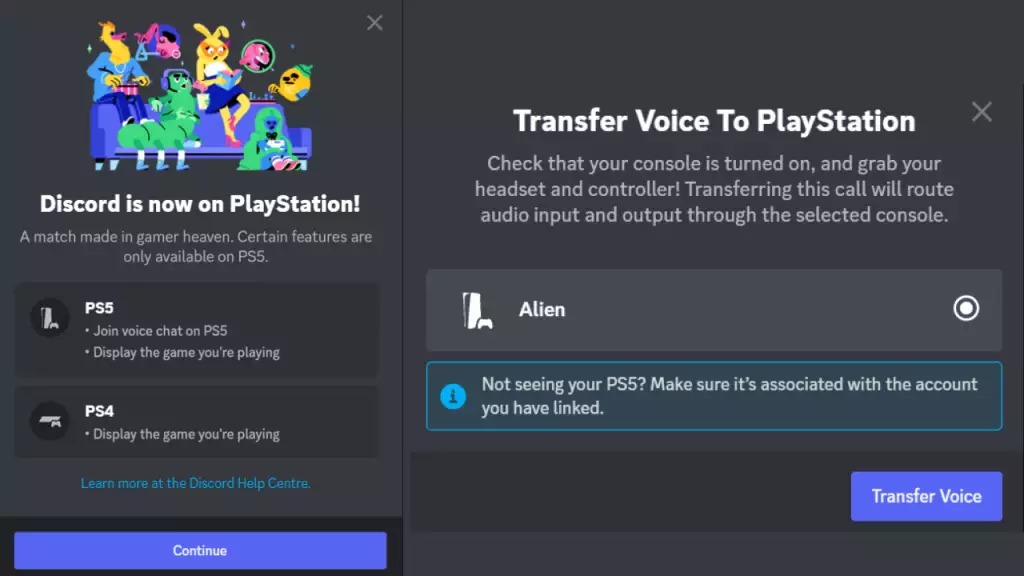 ps connect discord