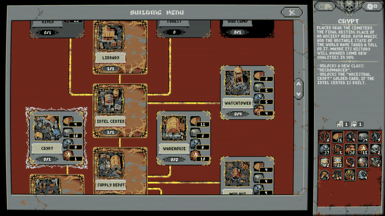 Camp Buildings Guide In Loop Hero