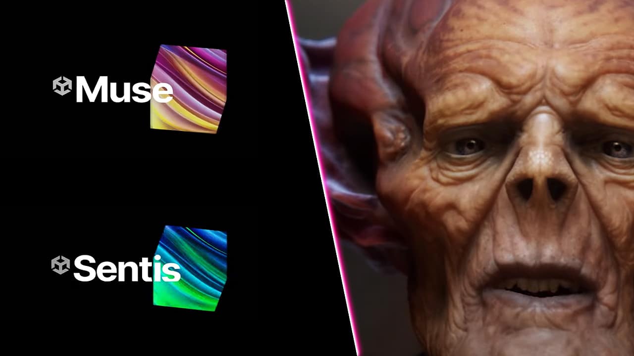 Unity A.I. platforms Unity Muse and Unity Sentis dataset source questioned