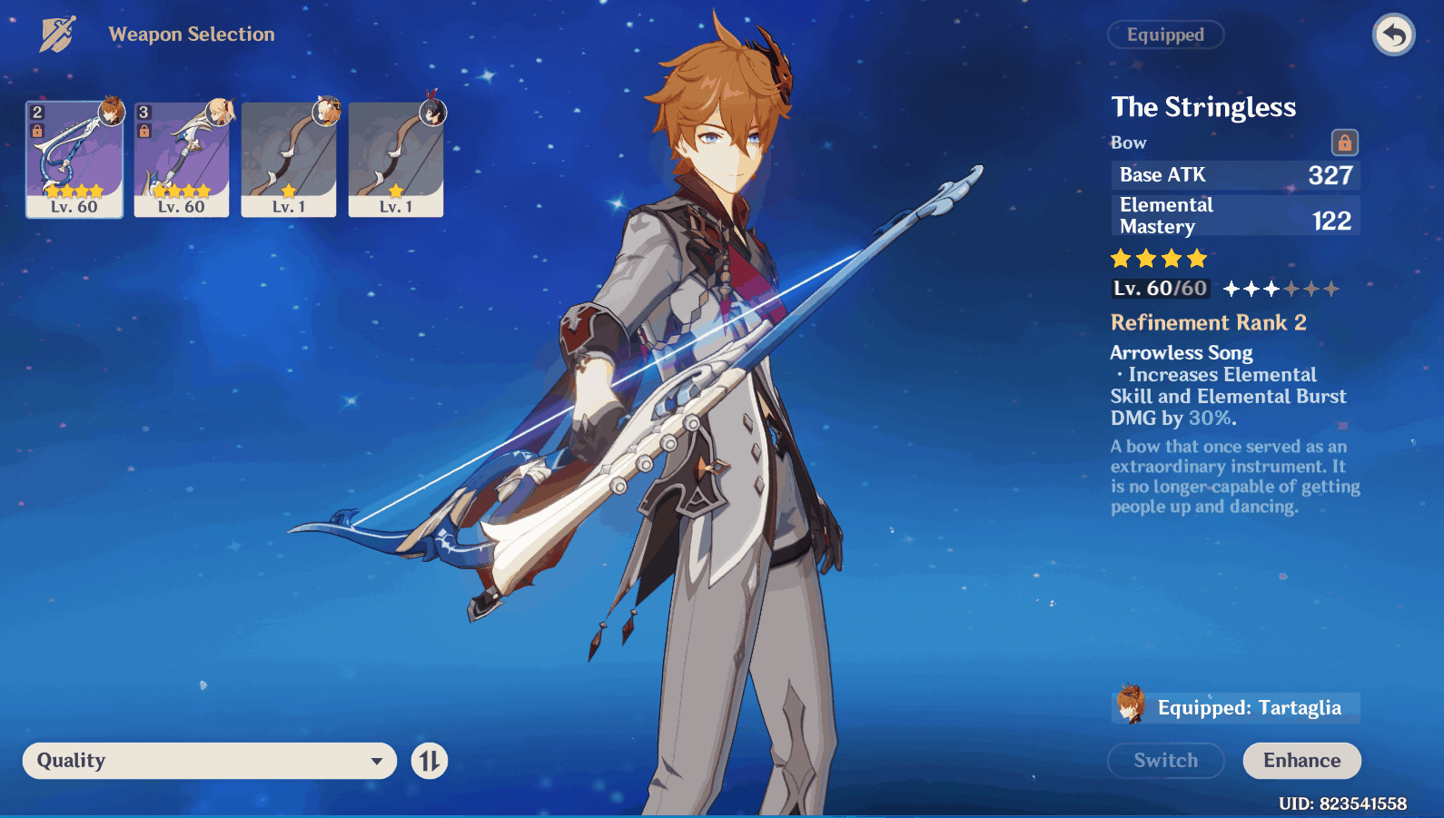 Top Builds For Tartaglia/childe In Genshin Impact