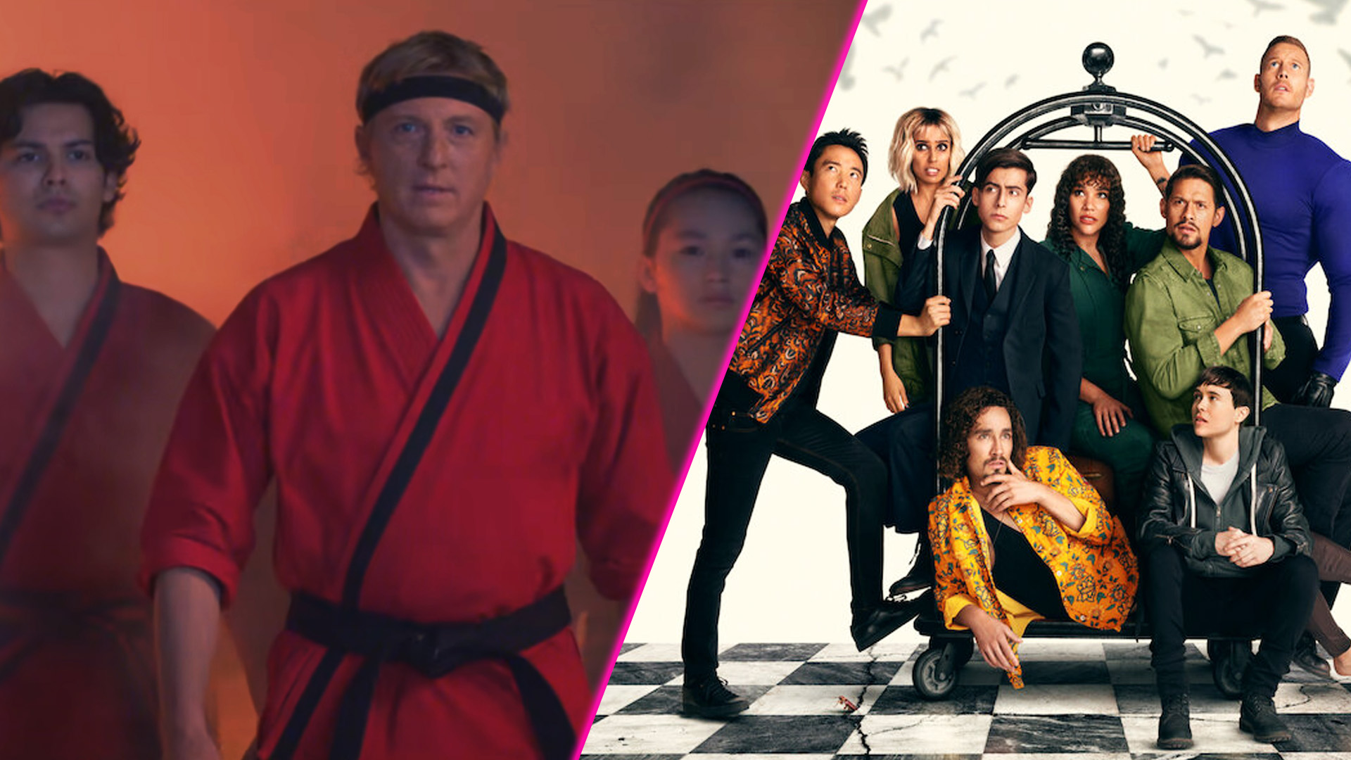 Cobra Kai and The Umbrella Academy are bidding farewell to its loyal fans, as 2024 will feature the final seasons of both shows on Netflix.