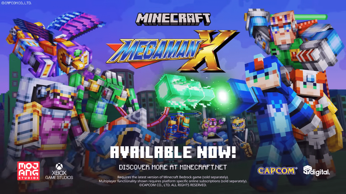 Minecraft adds Mega Man X as DLC