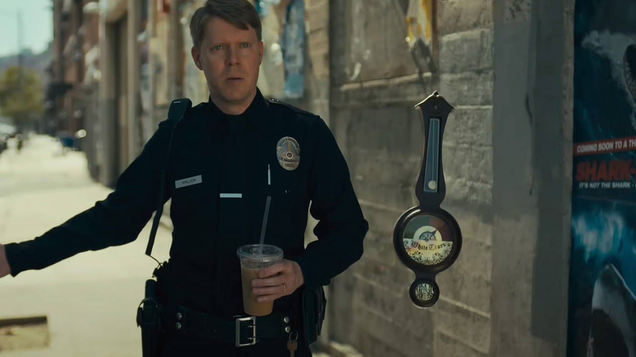 As revealed in the trailer, "White People" have a meter that goes up and down showing how close to shedding "white tears" they are. The American Society of Magical Negroes have taken it upon themselves to keep these "White People" happy, or they become dangerous.