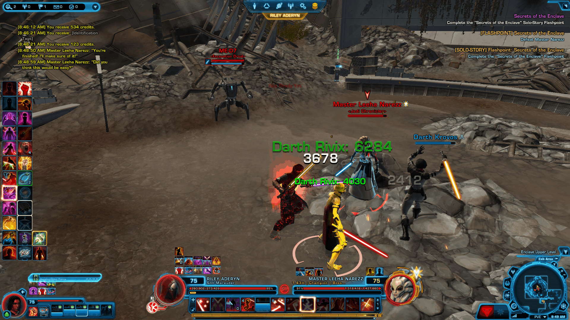 Star Wars: The Old Republic - Secrets Of The Enclave Flashpoint Guide