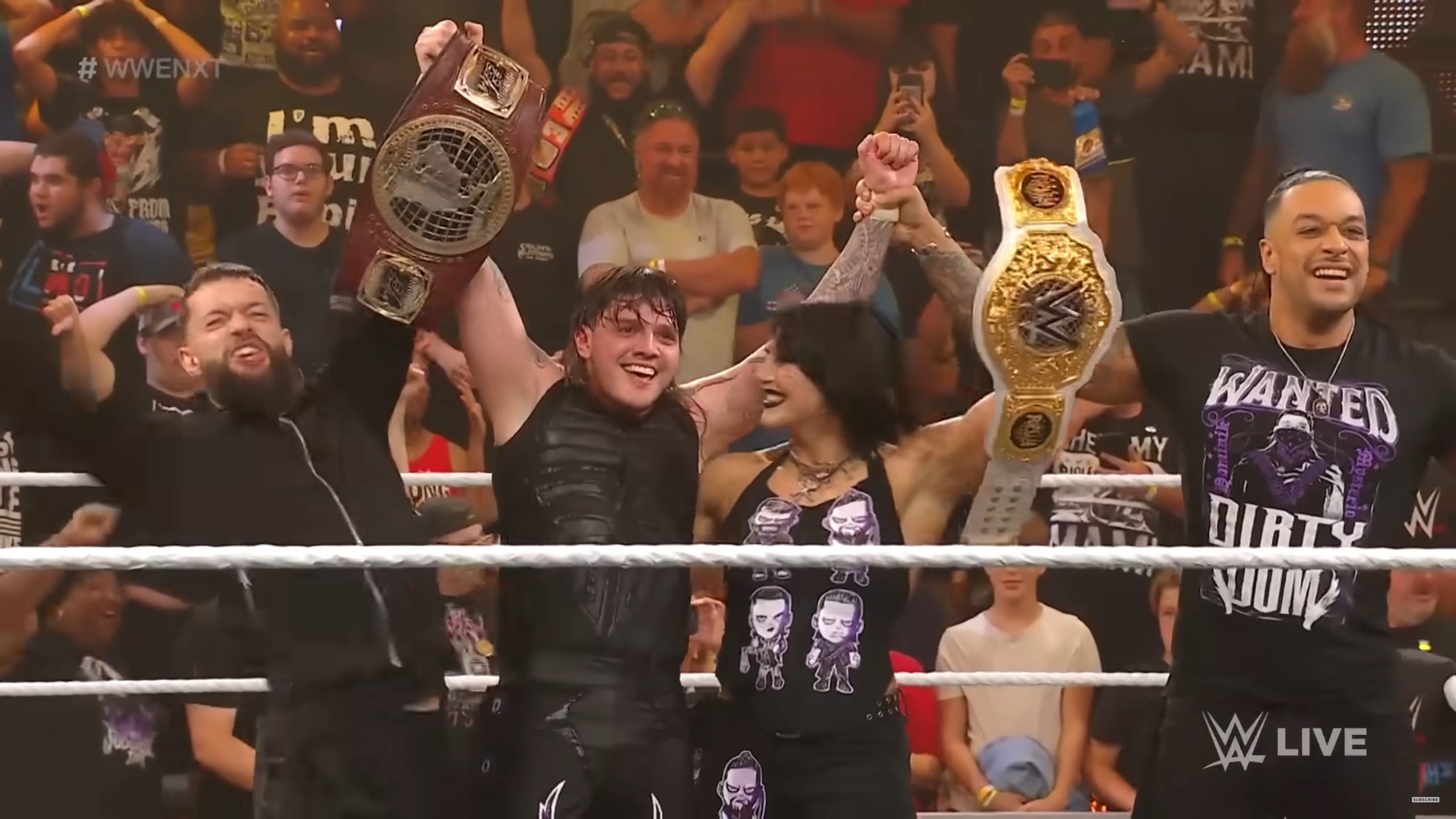 The Judgment Day helps Dominik Mysterio clinch his first WWE championship