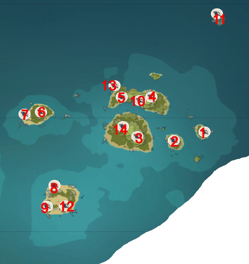 All 32 Echoing Conch Locations In Genshin Impact