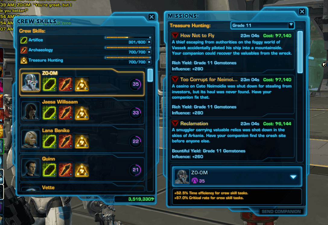 Star Wars: The Old Republic - Companion Influence Guide