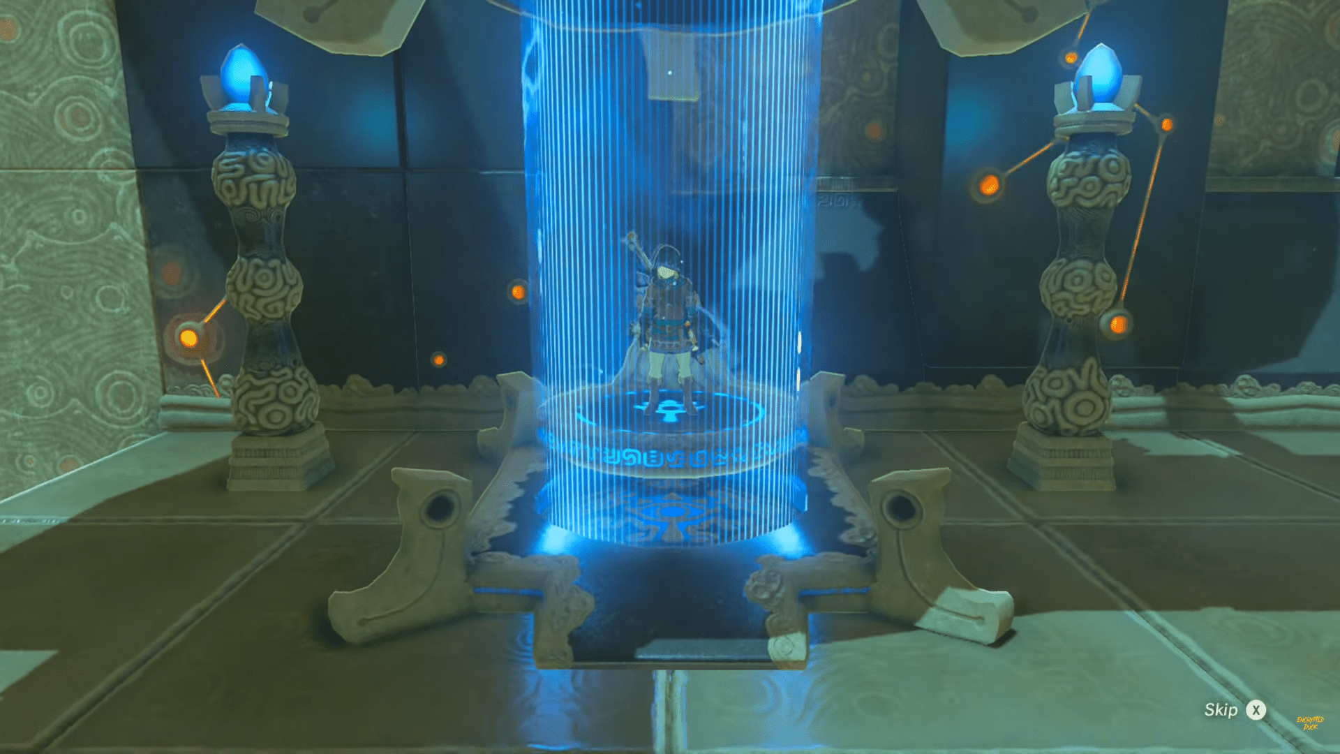 teleport legen zelda