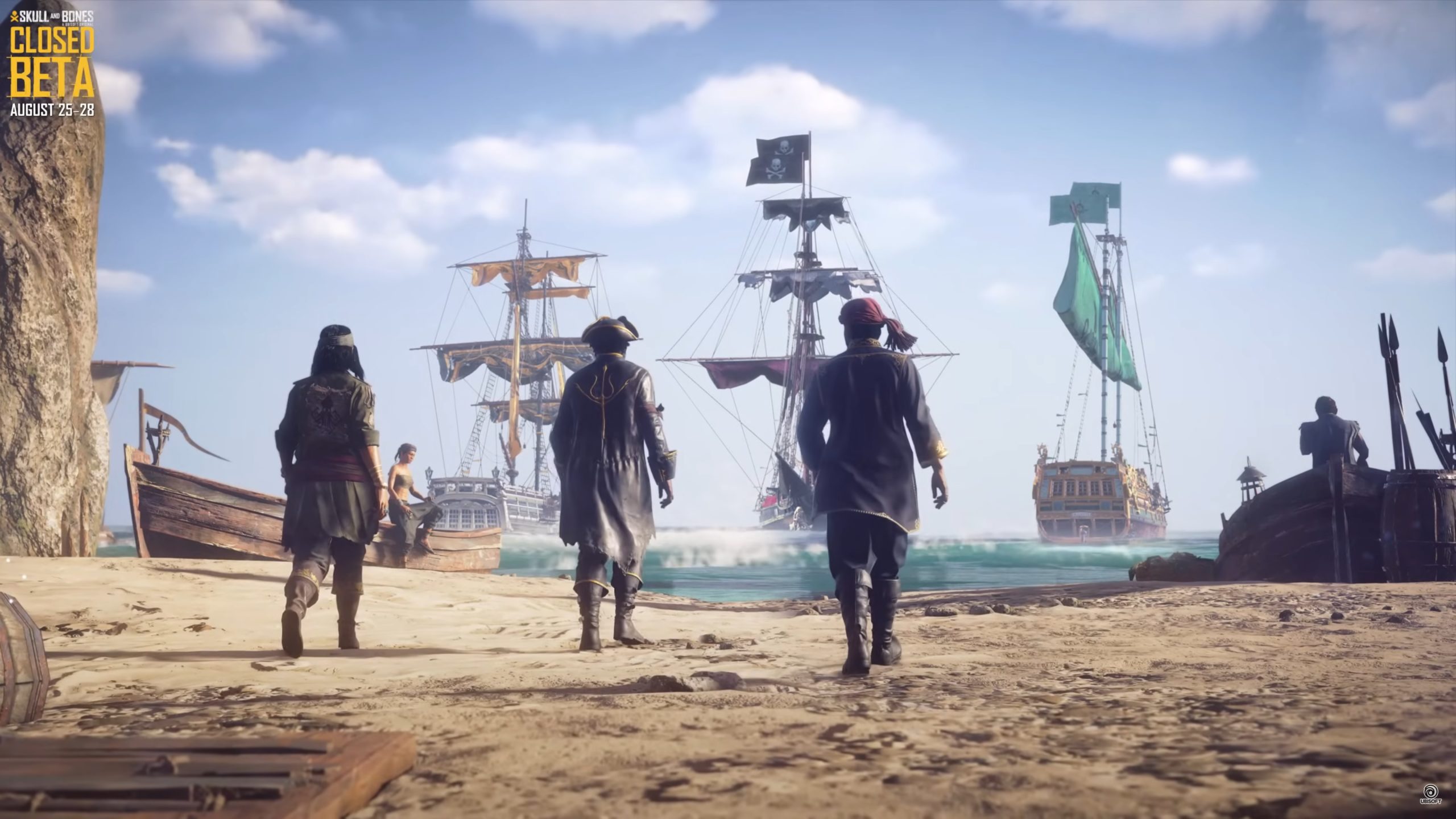 Keep an eye out for the Skull and Bones beta on August 24